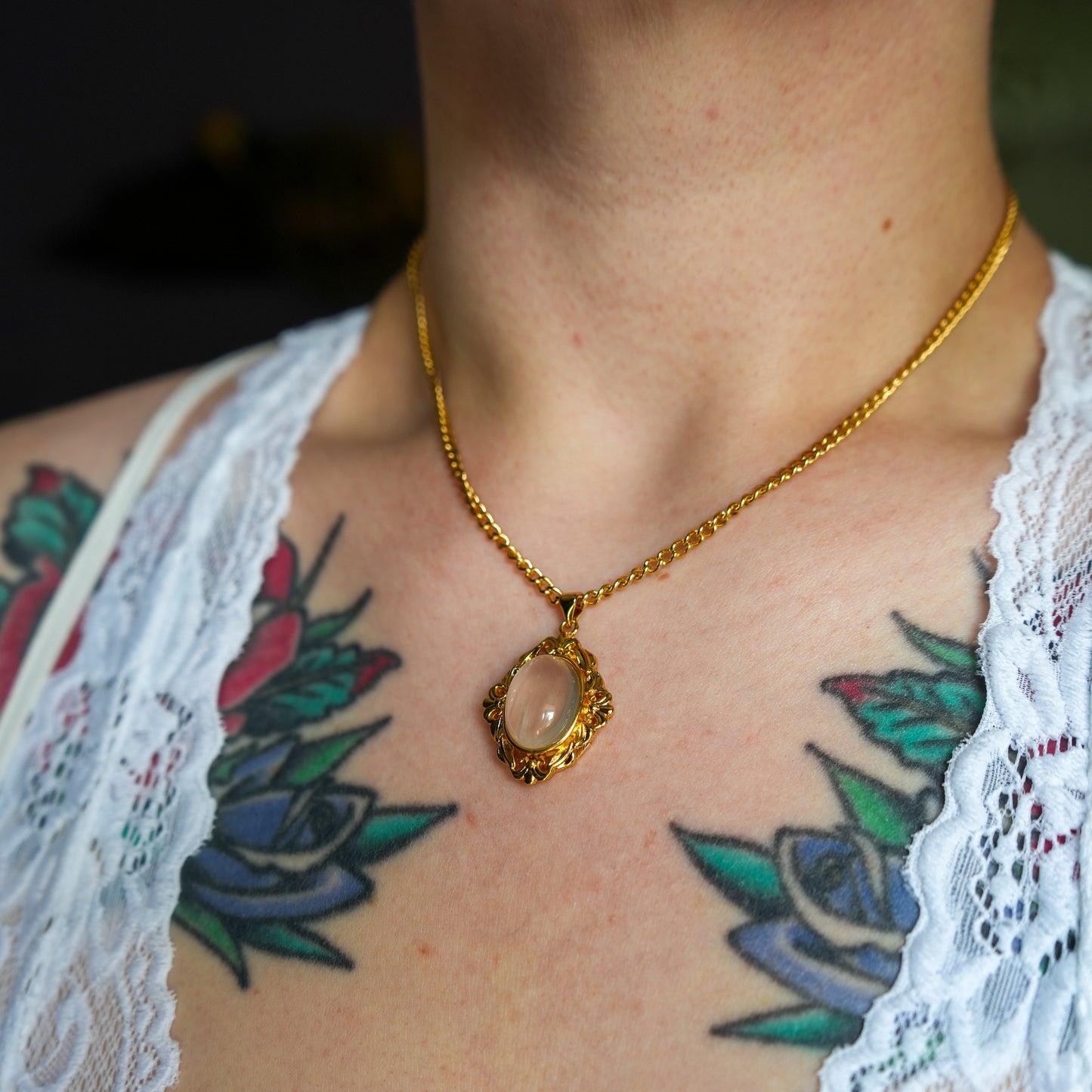 Revival Moonstone Pendant Necklace