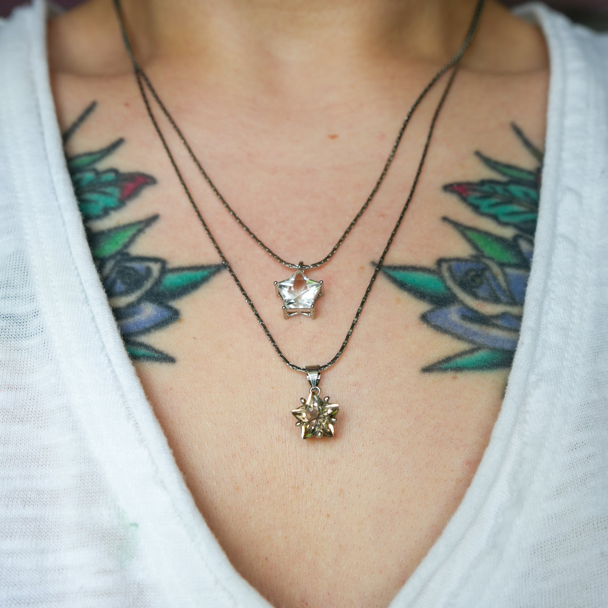 Quartz Star Necklace