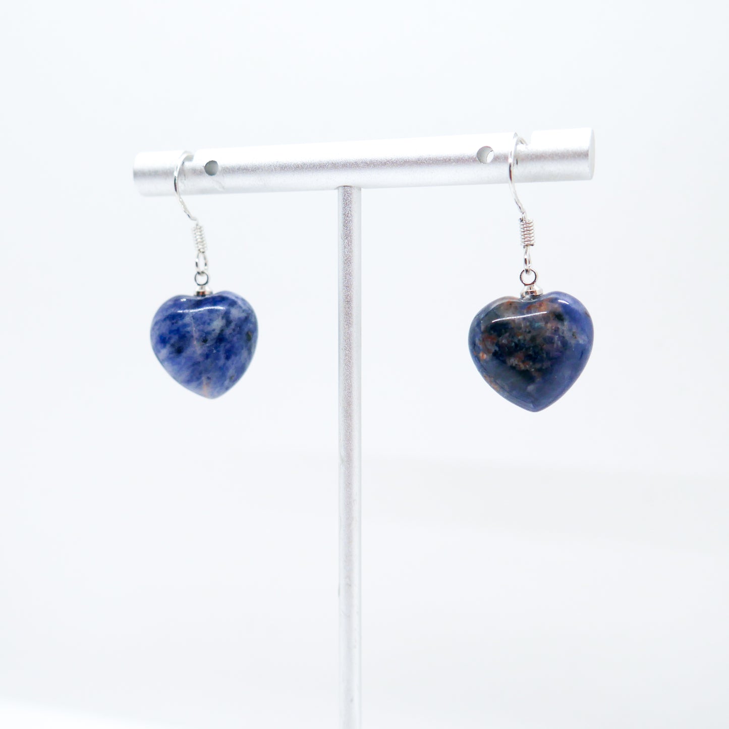 Sodalite Heart Earrings