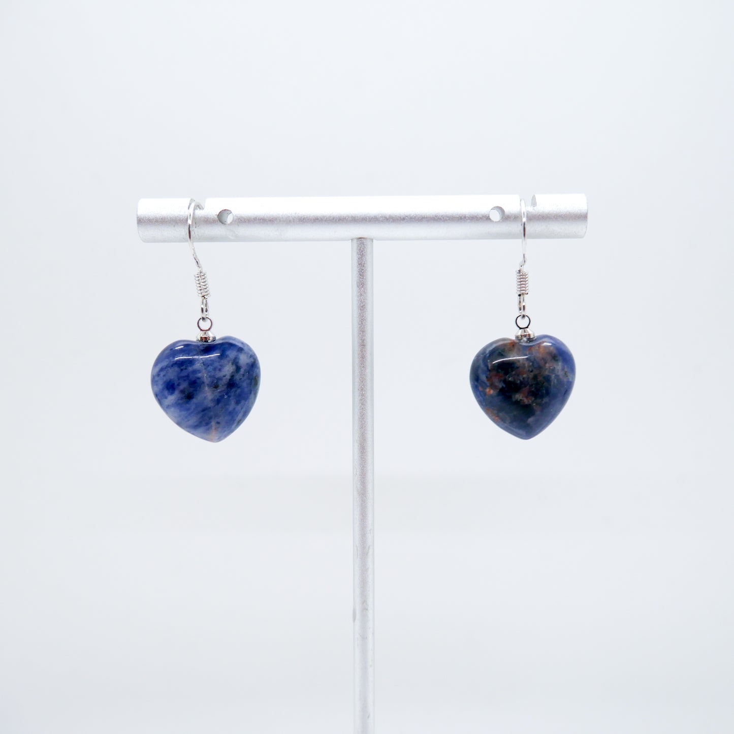 Sodalite Heart Earrings