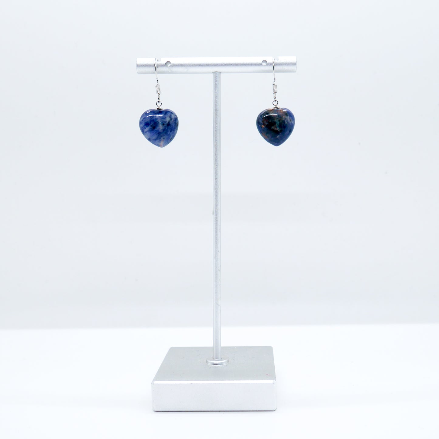Sodalite Heart Earrings