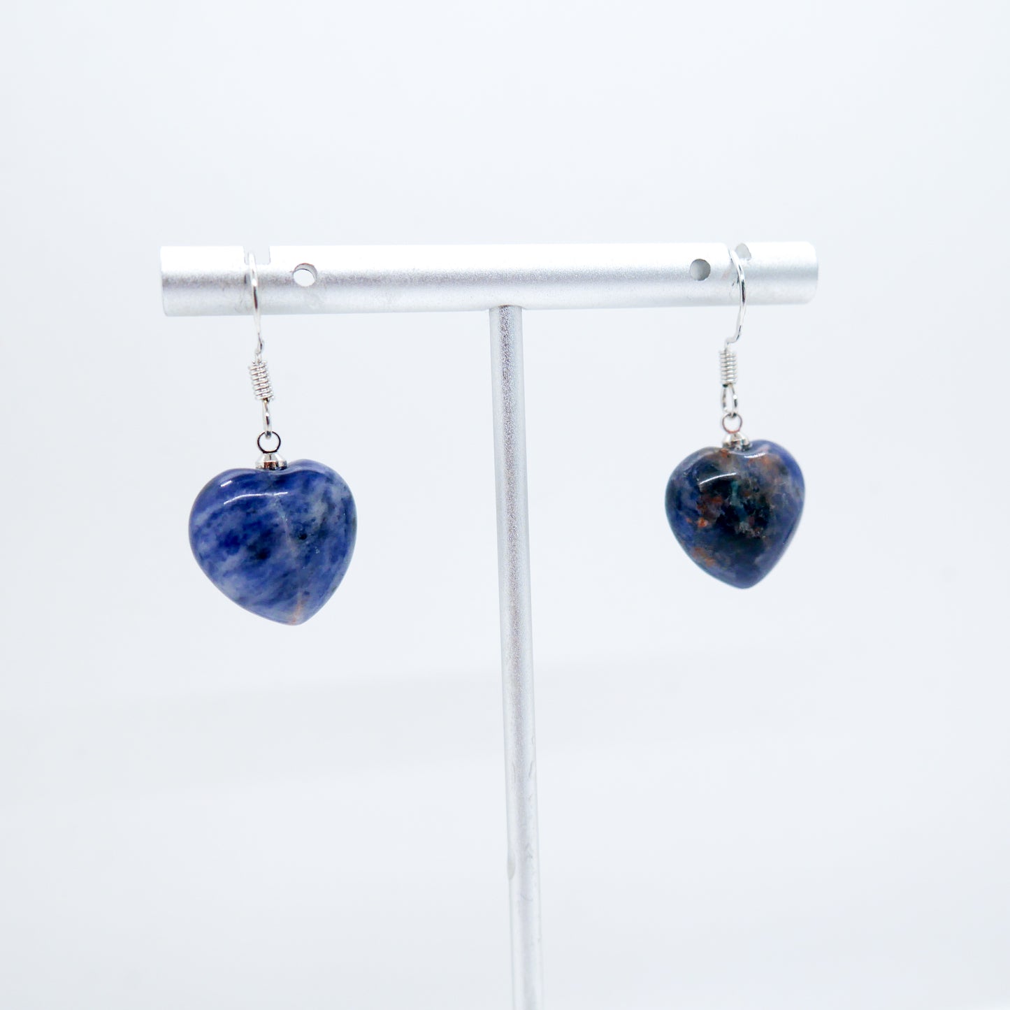 Sodalite Heart Earrings