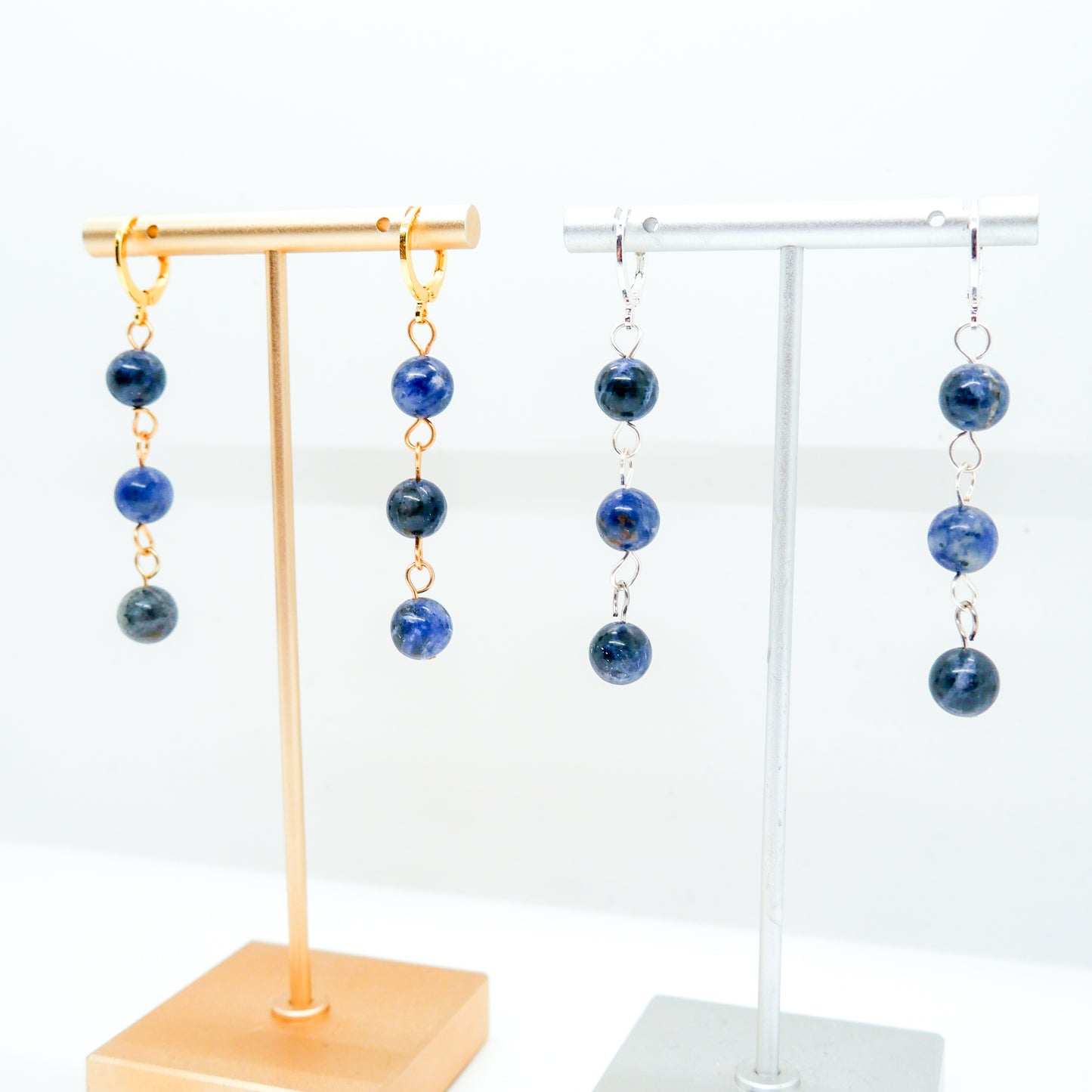 Sodalite Huggy Hoops