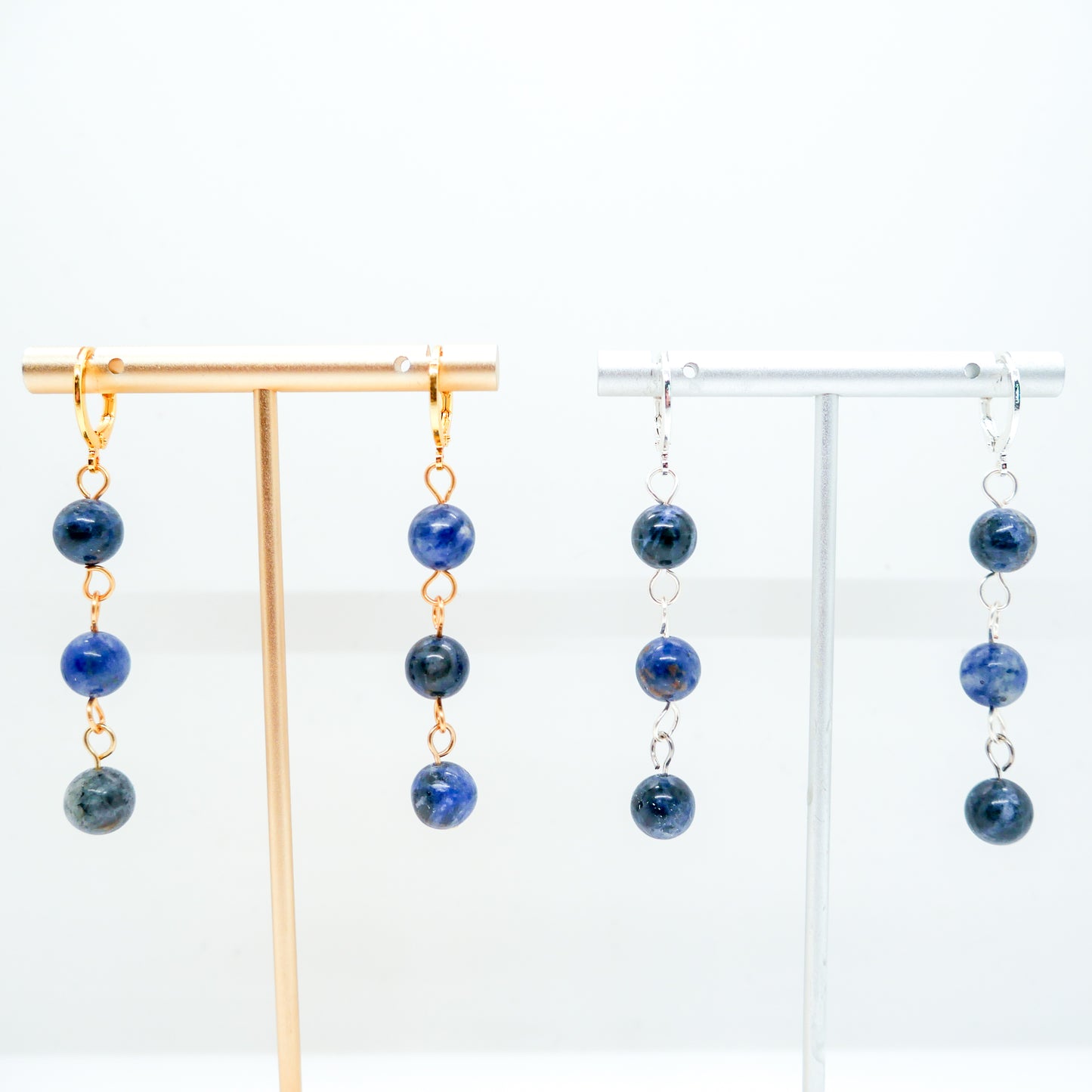 Sodalite Huggy Hoops