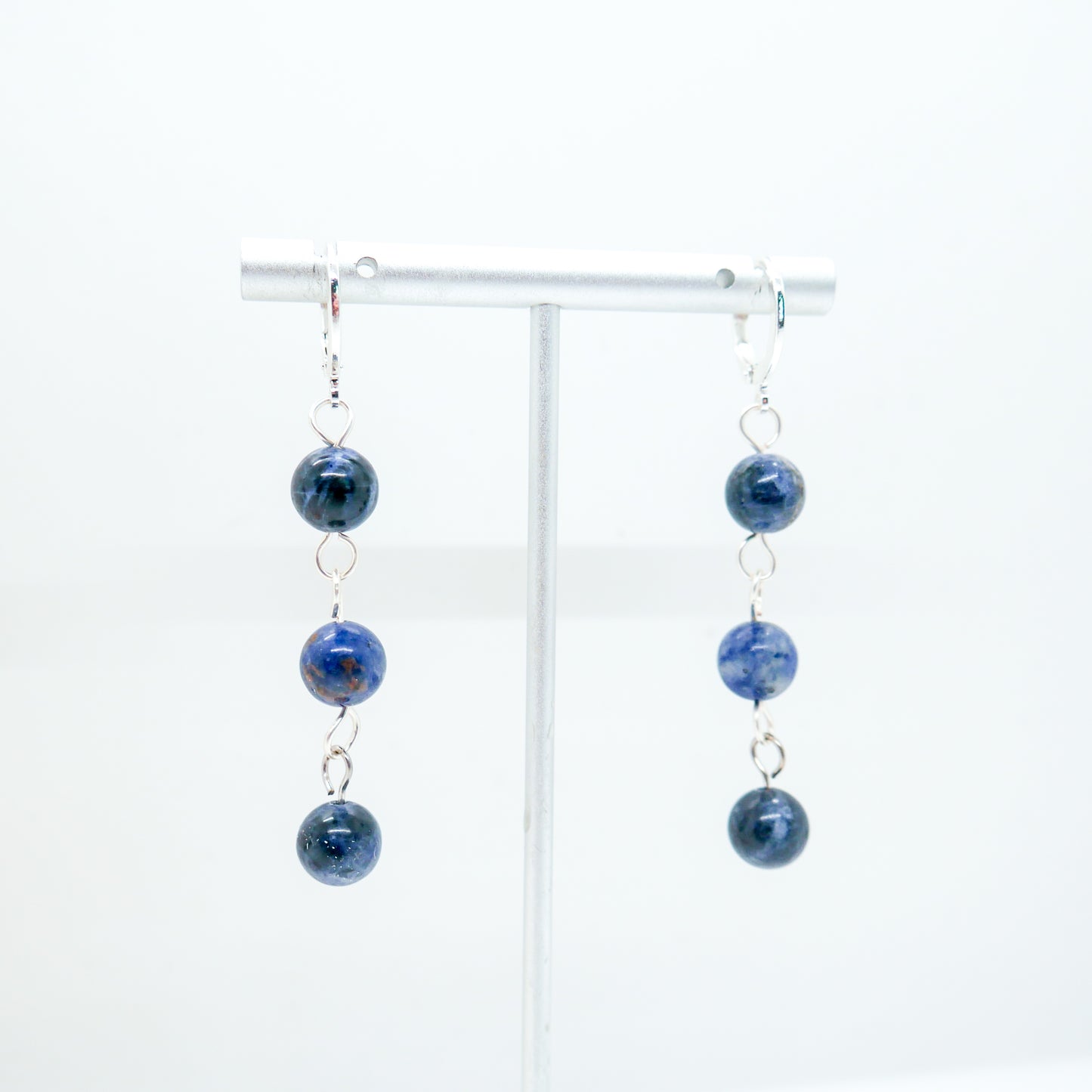 Sodalite Huggy Hoops
