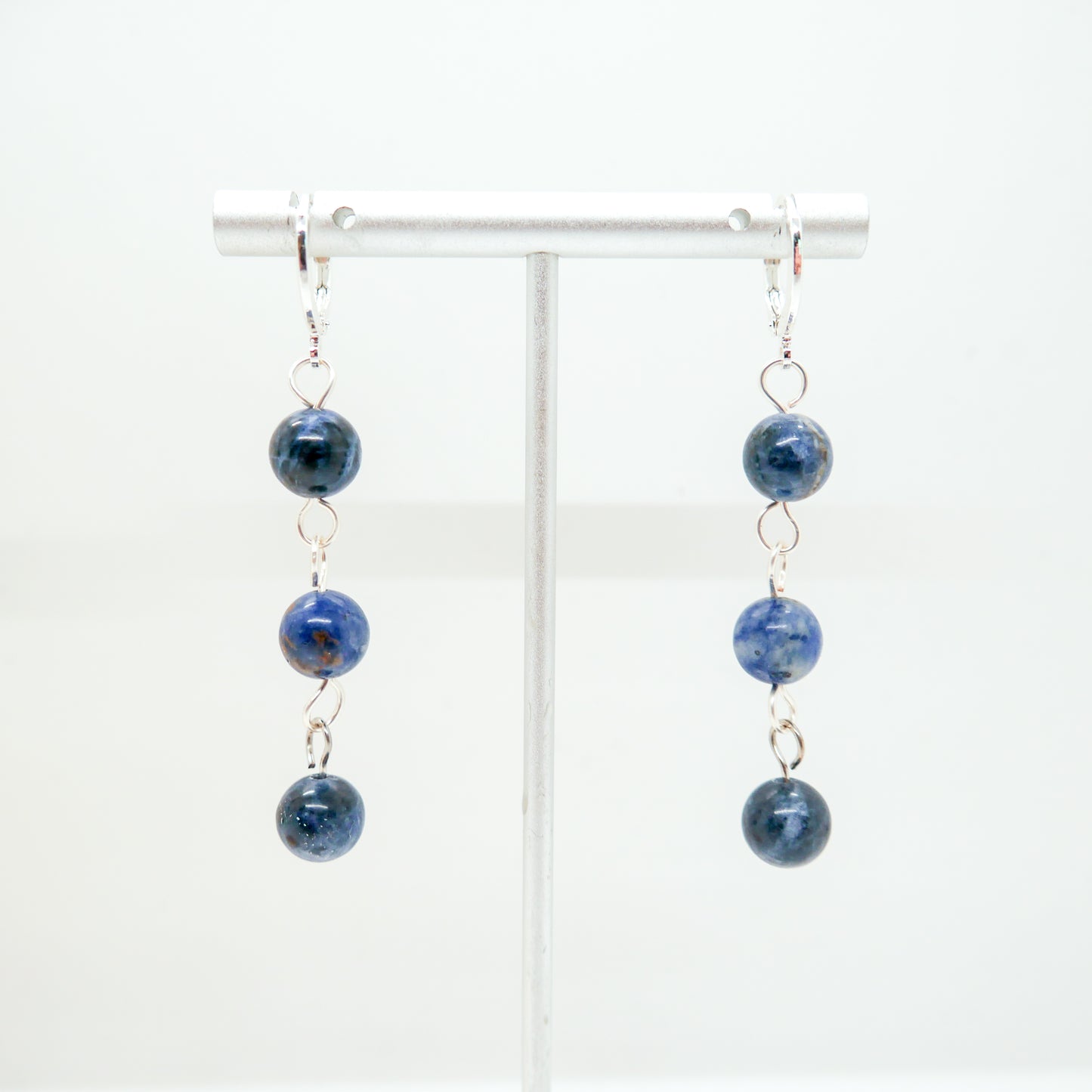 Sodalite Huggy Hoops