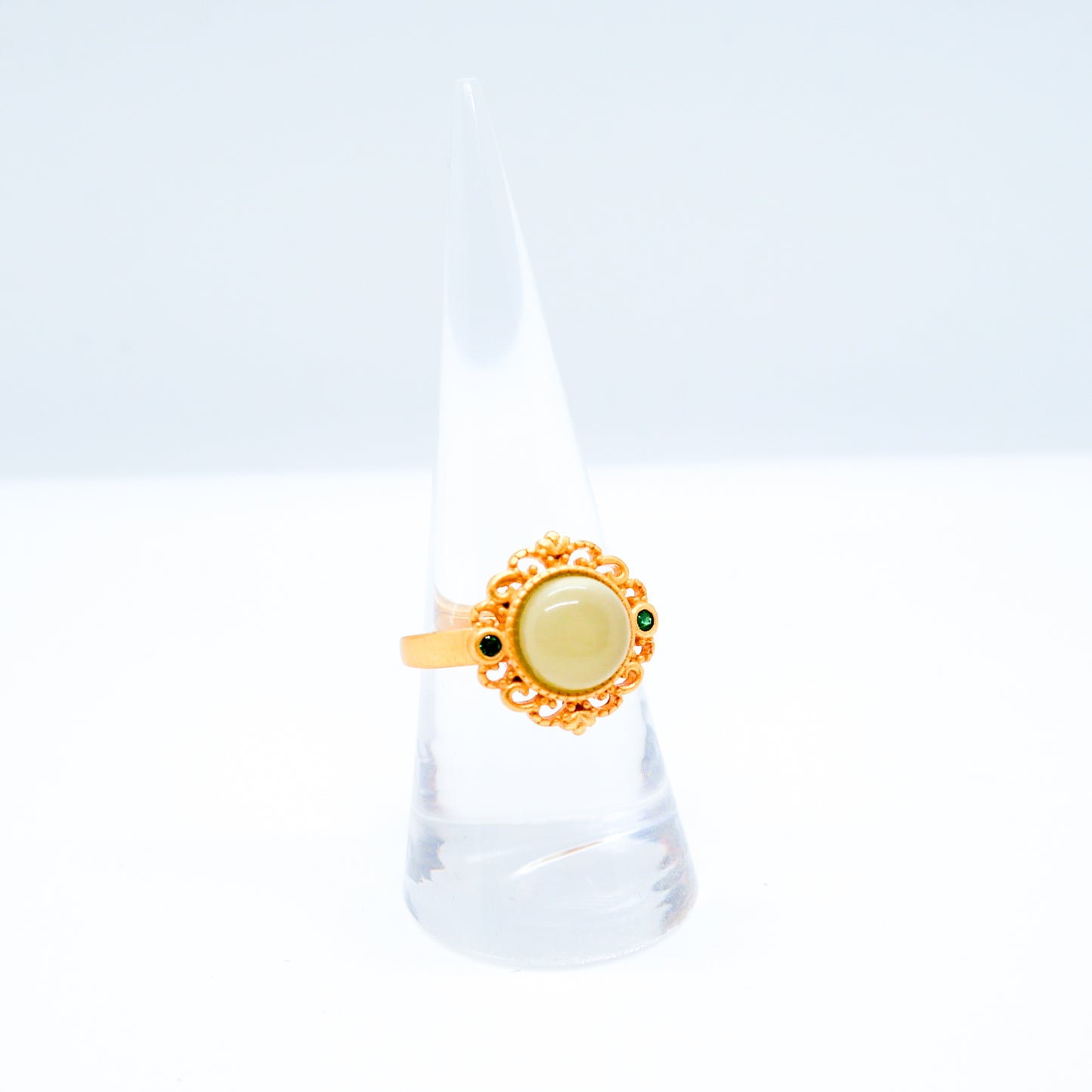 Jade Adjustable Ring
