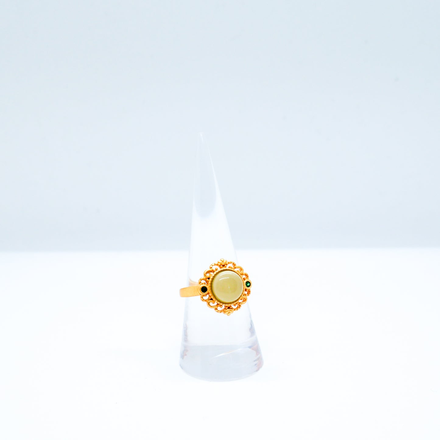 Jade Adjustable Ring