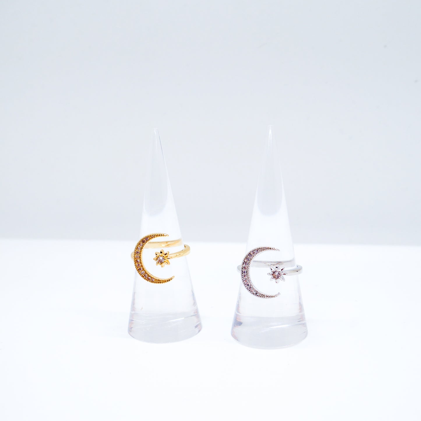 Moonlit Adjustable Ring
