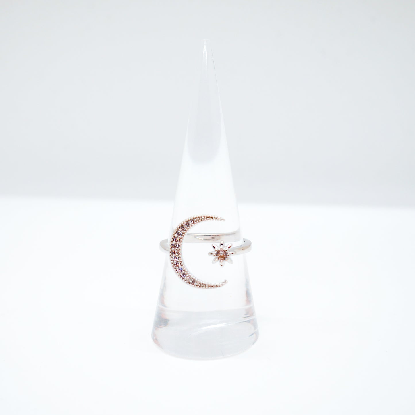 Moonlit Adjustable Ring
