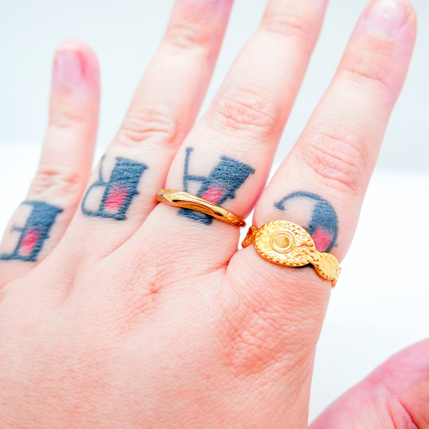 Evil Eye Adjustable Ring
