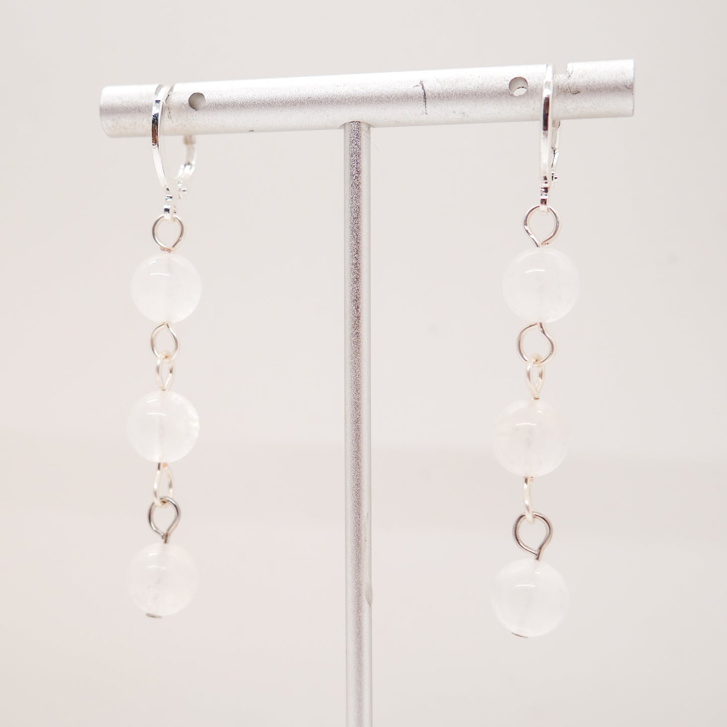 Moonstone Huggy Hoops