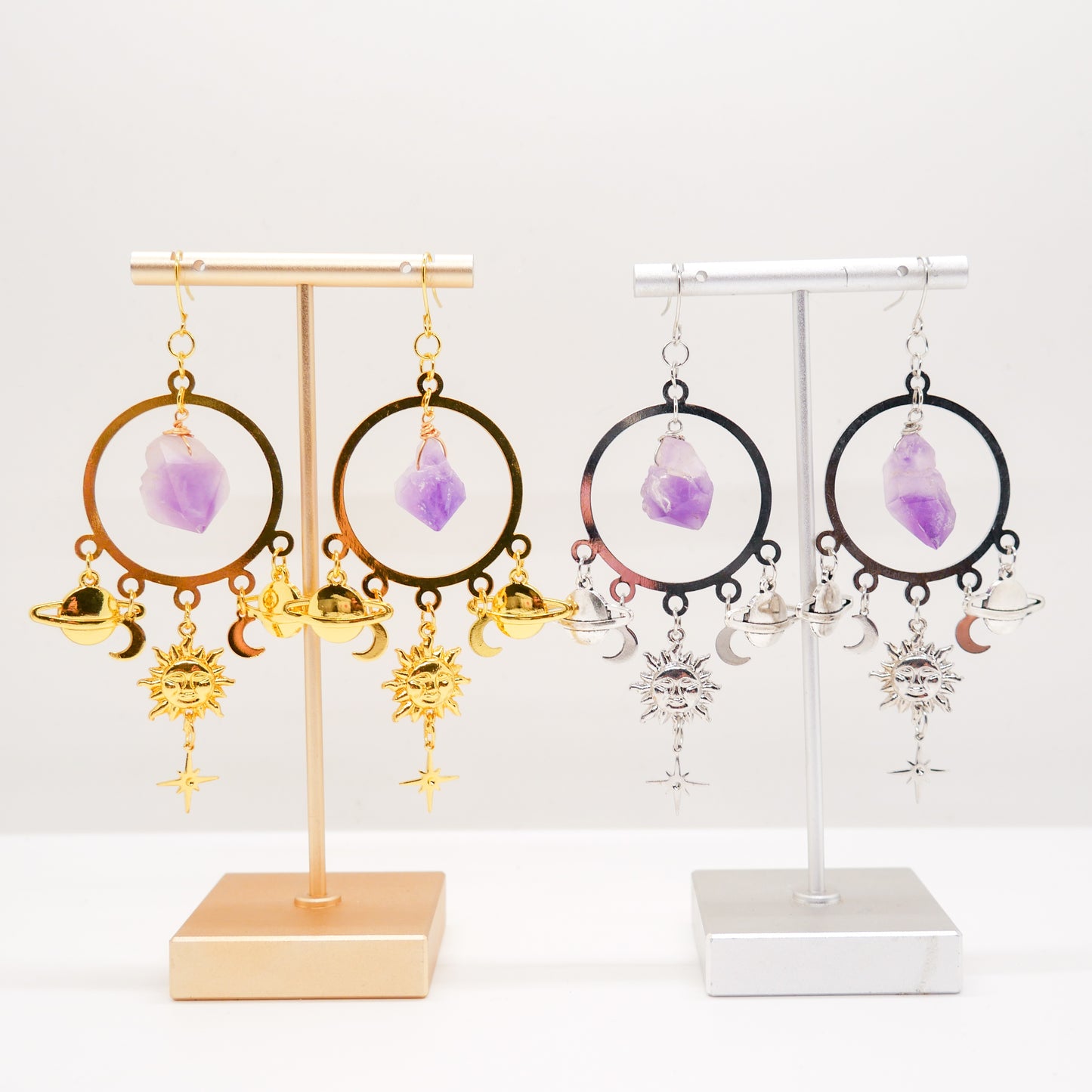 Miss World Amethyst Earrings