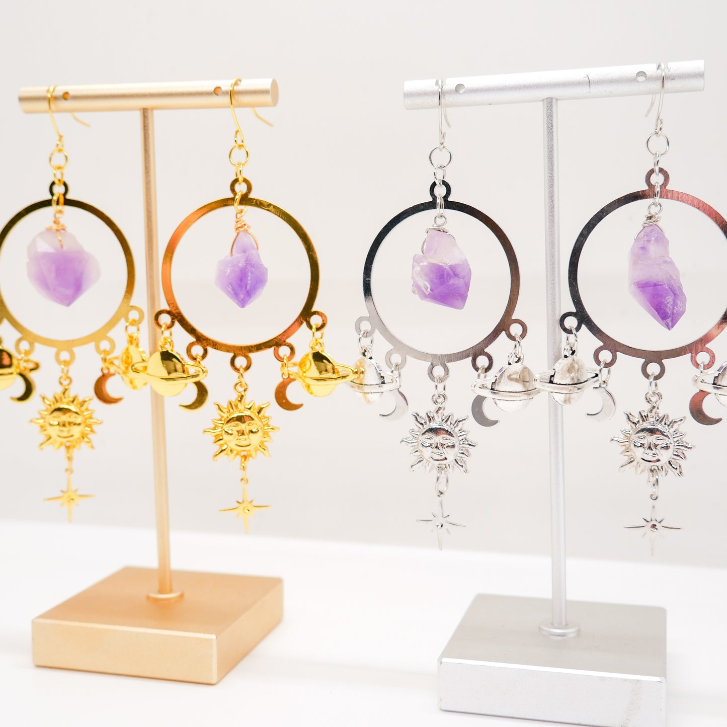 Miss World Amethyst Earrings