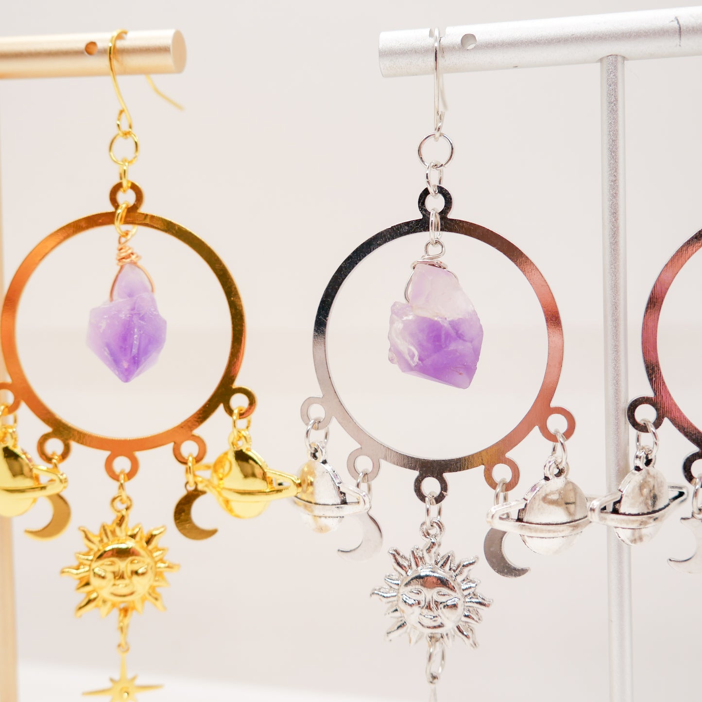 Miss World Amethyst Earrings