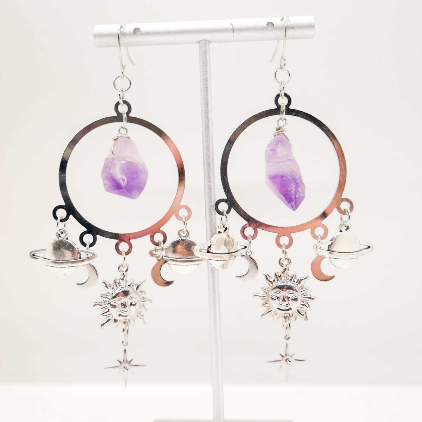 Miss World Amethyst Earrings