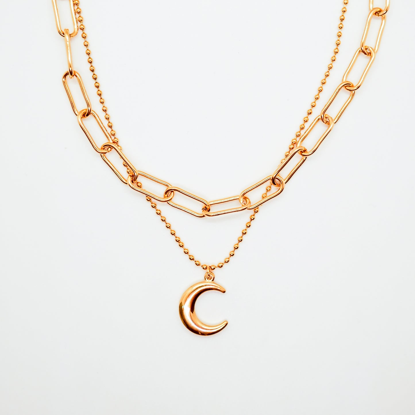 Gold Moon Necklace