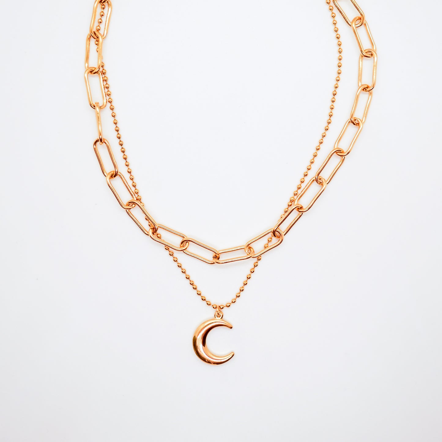 Gold Moon Necklace