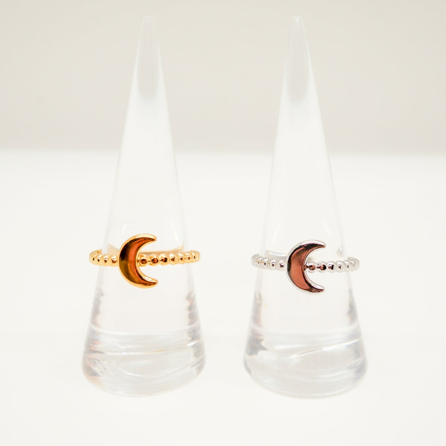 Petite Moon Adjustable Ring
