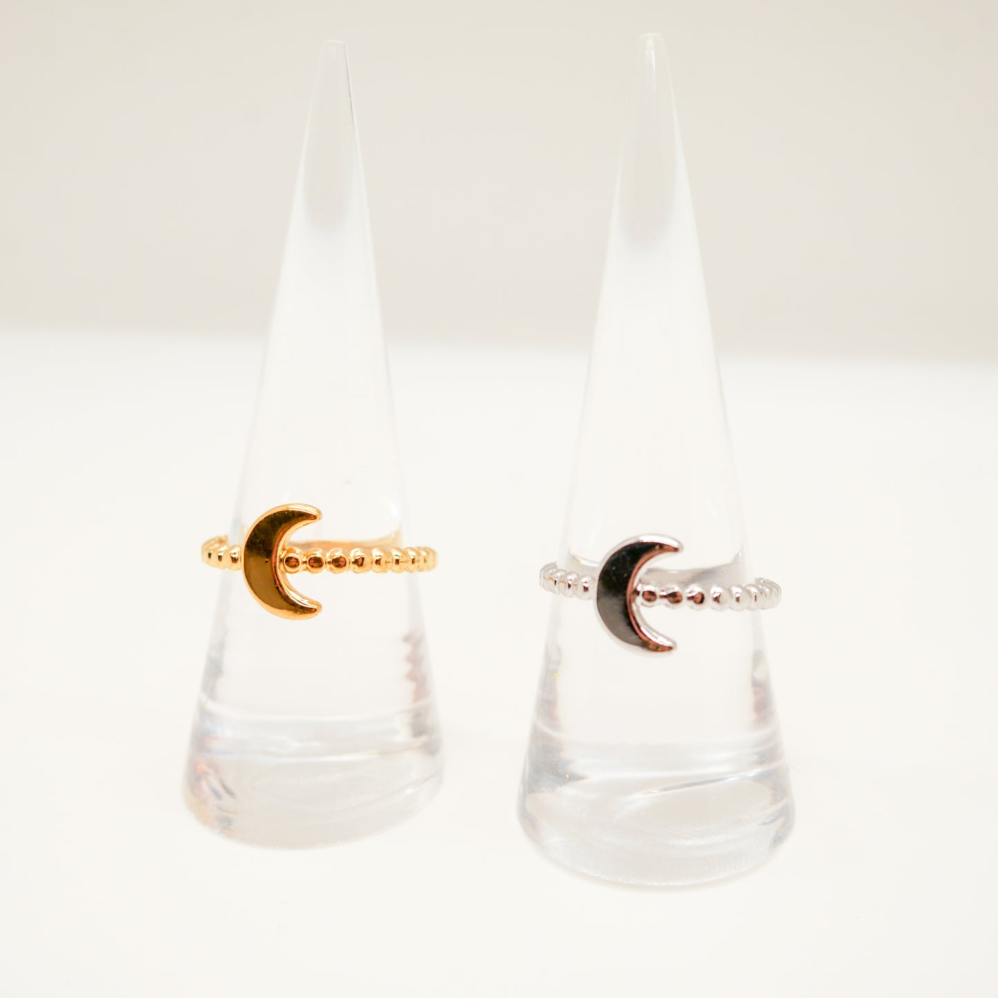 Petite Moon Adjustable Ring