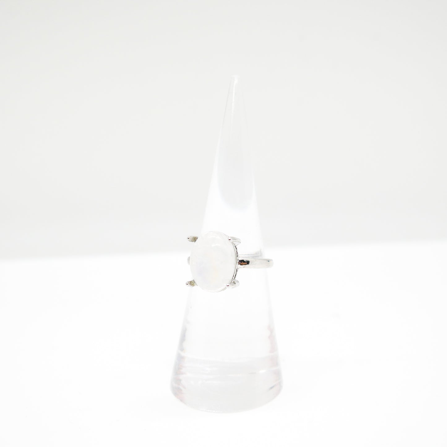 Moonstone Adjustable Ring