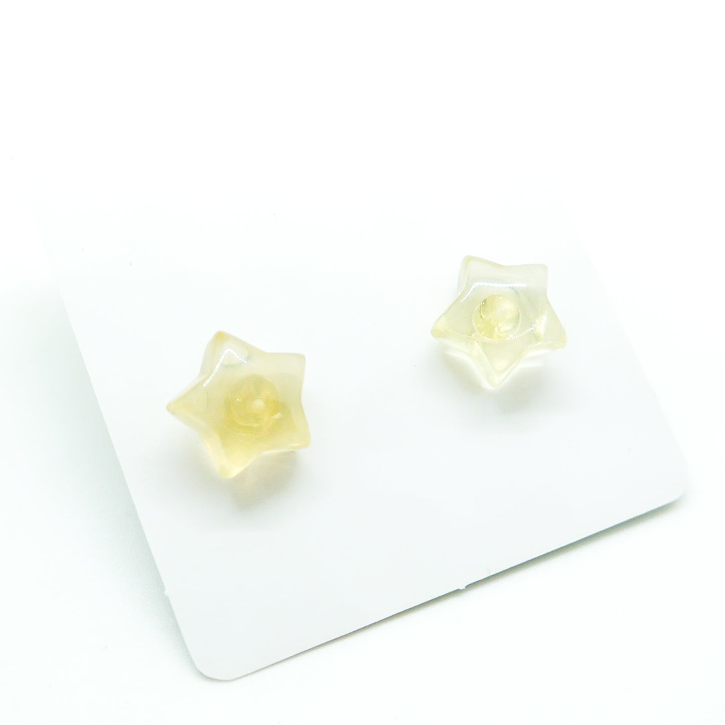 Citrine Star Studs