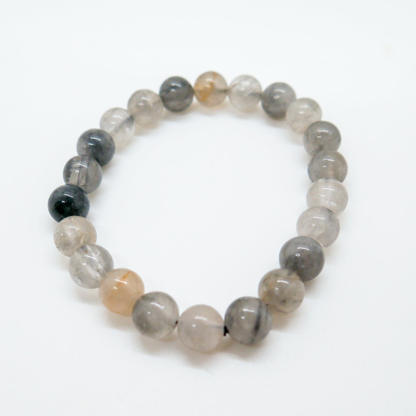 Blue Rutilated Quartz Bracelet