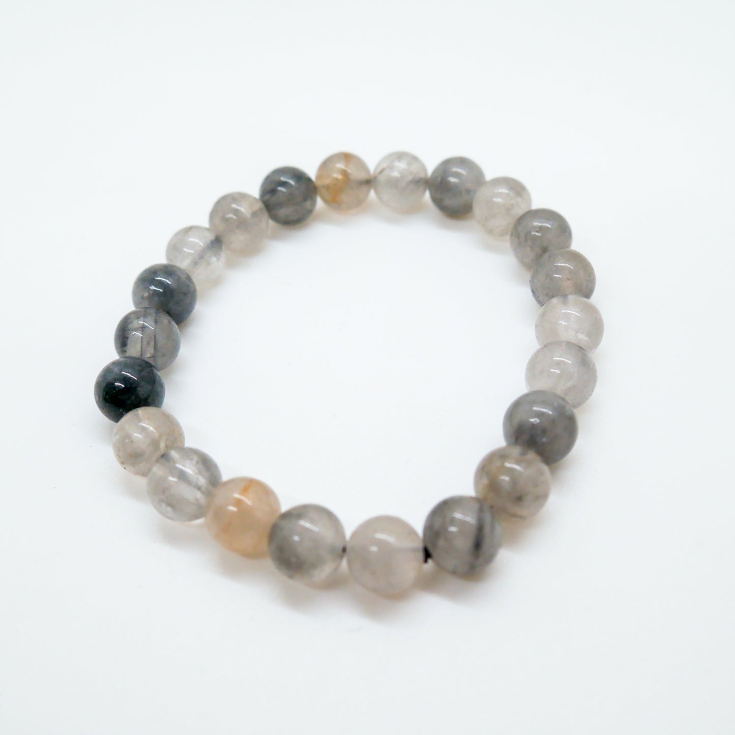 Blue Rutilated Quartz Bracelet