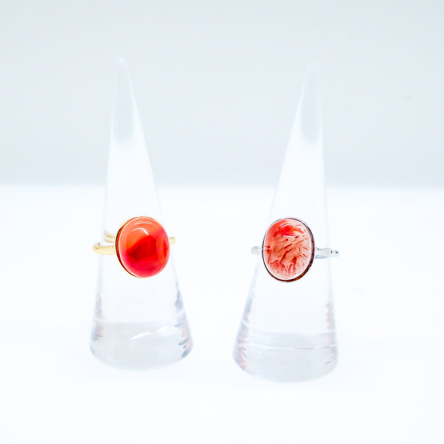 Carnelian Adjustable Ring