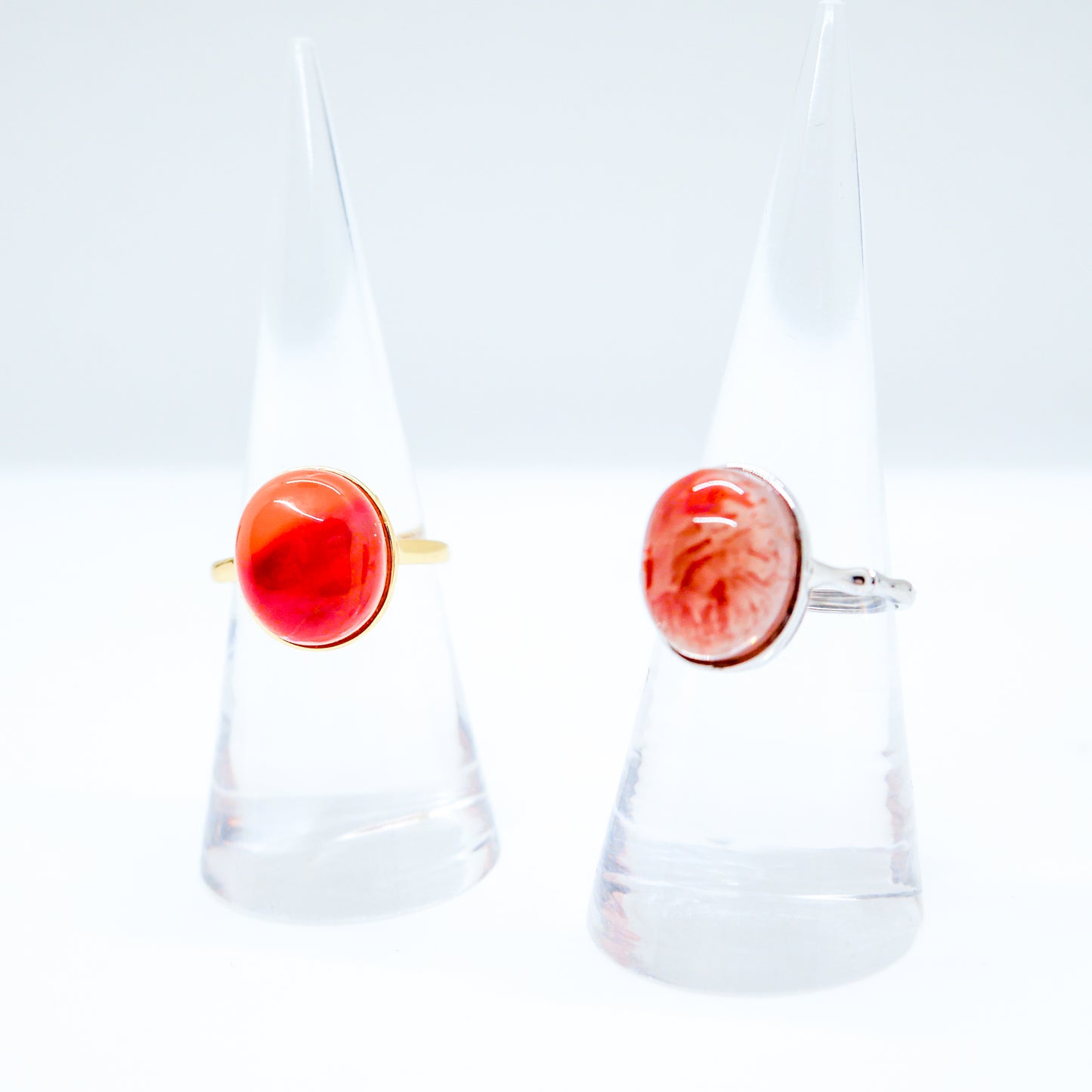 Carnelian Adjustable Ring