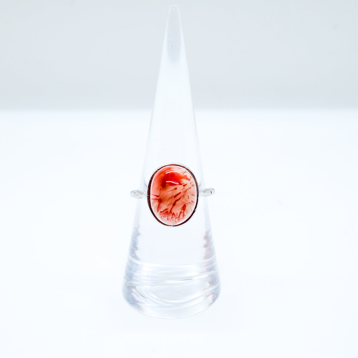 Carnelian Adjustable Ring