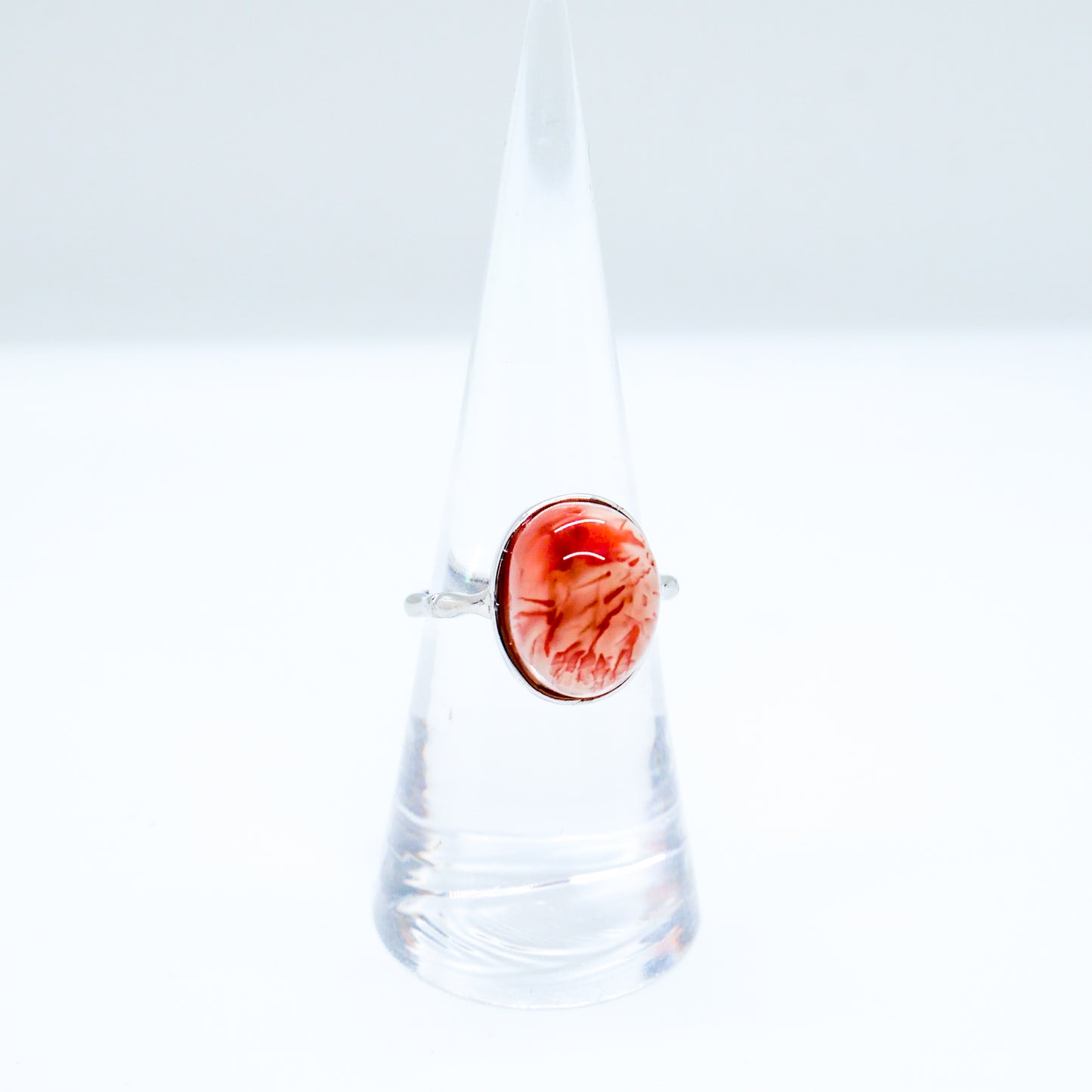 Carnelian Adjustable Ring