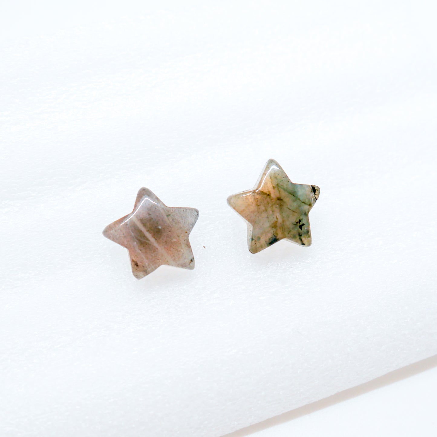 Labradorite Star Studs