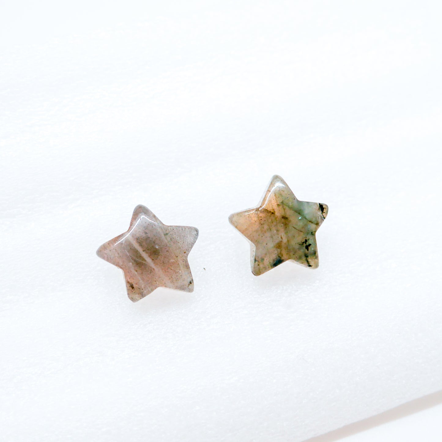 Labradorite Star Studs
