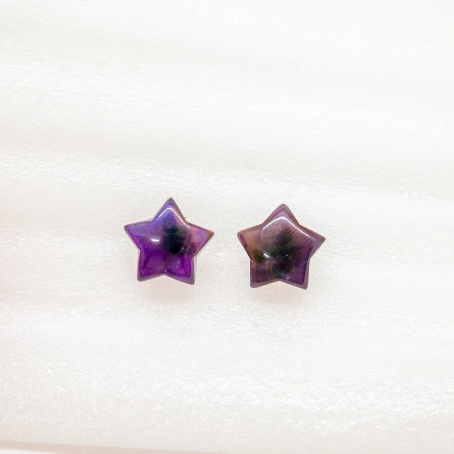 Amethyst Star Studs