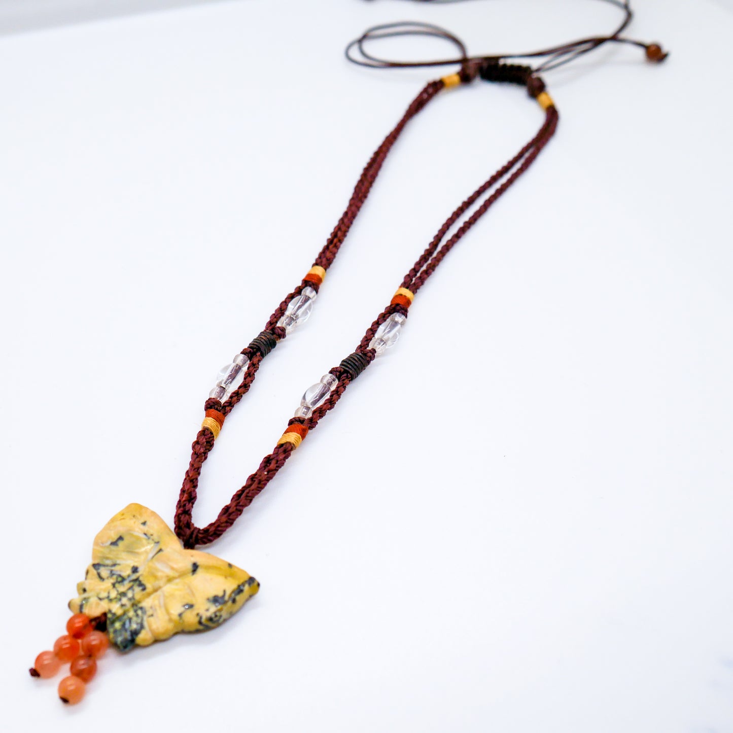 Free Spirit Butterfly Jasper Necklace