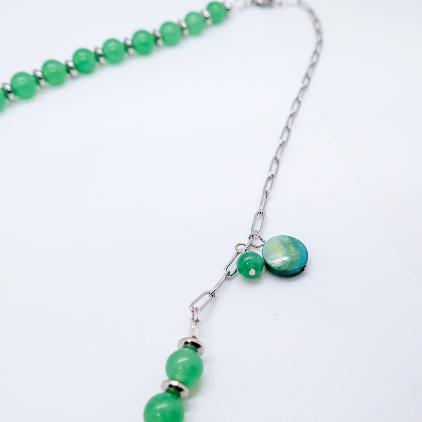 Lucky Chaos Green Aventurine Necklace