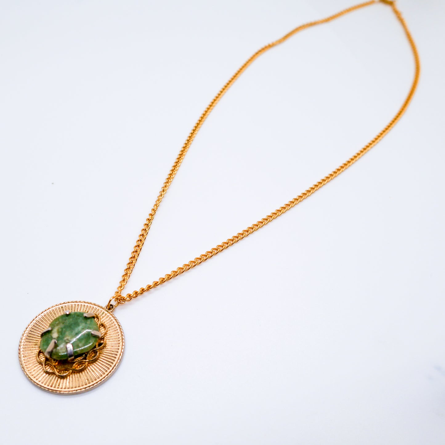 Circle of Life Moss Agate Necklace