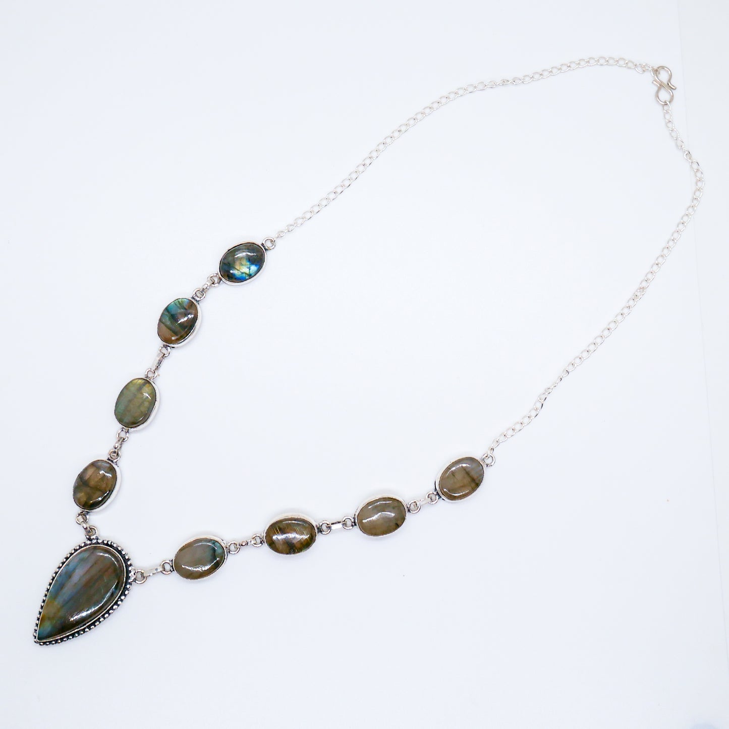 Mystic Shield Labradorite Necklace