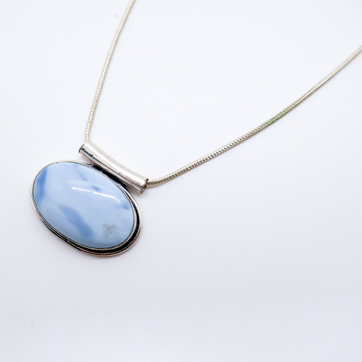 Still Waters Blue Lace Agate Necklace