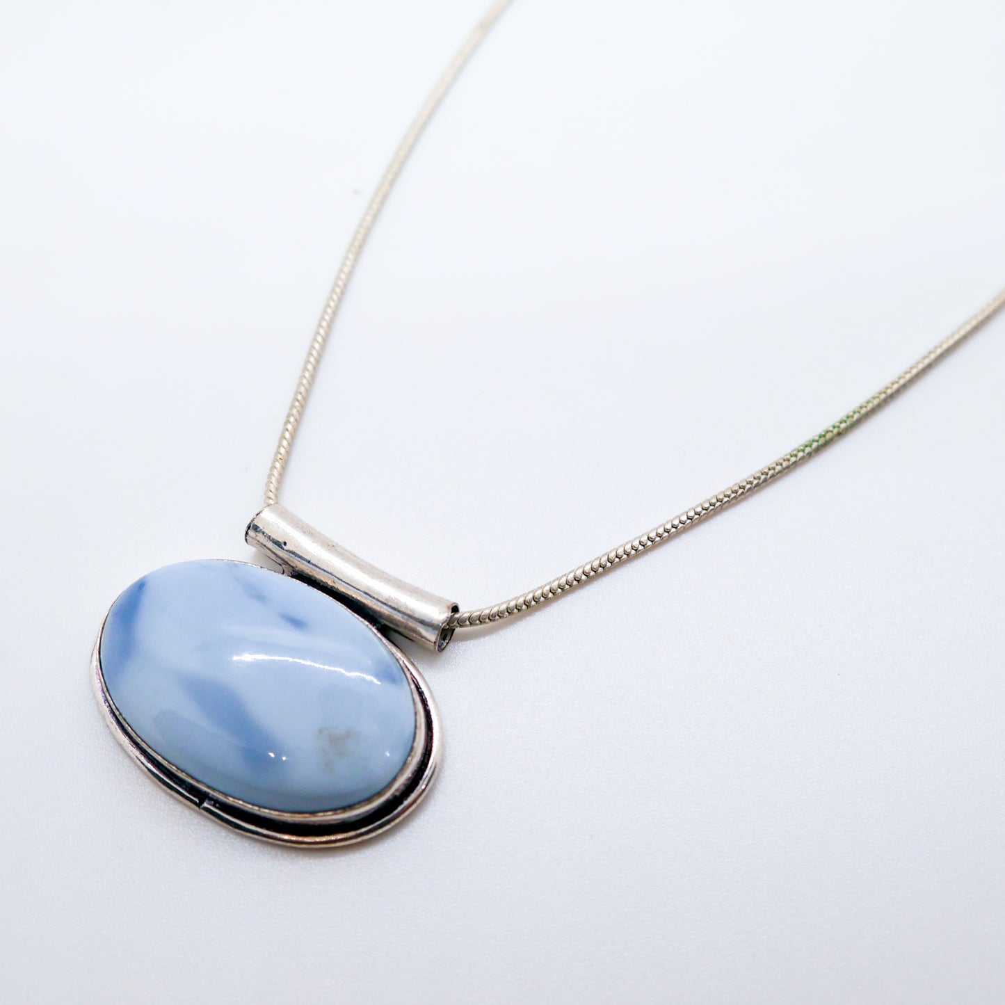 Still Waters Blue Lace Agate Necklace