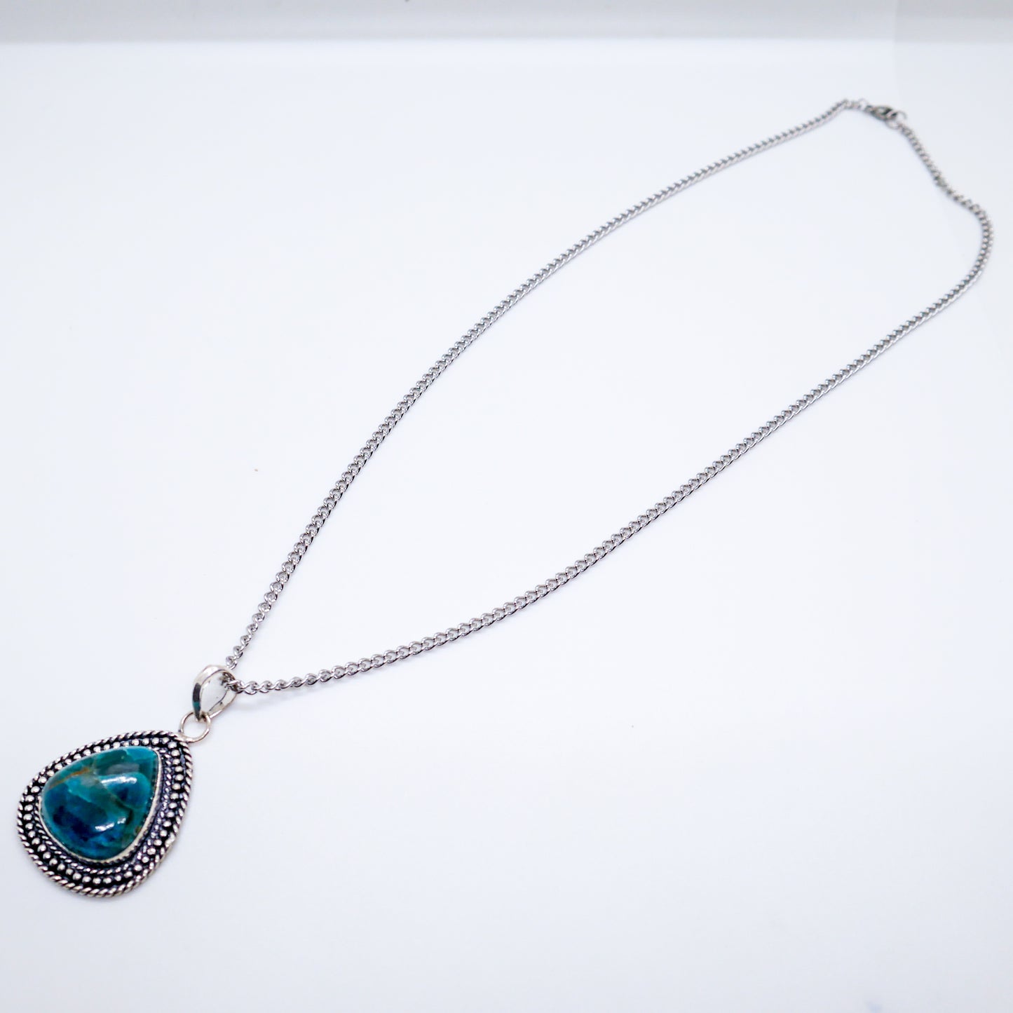 Aspired Blue Apatite Necklace