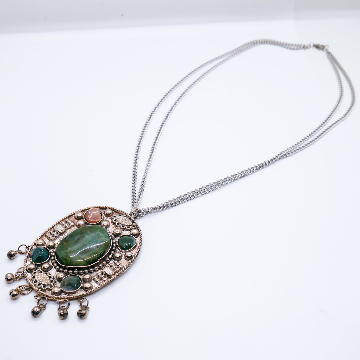 Echoes of Earth Ocean Jasper Necklace