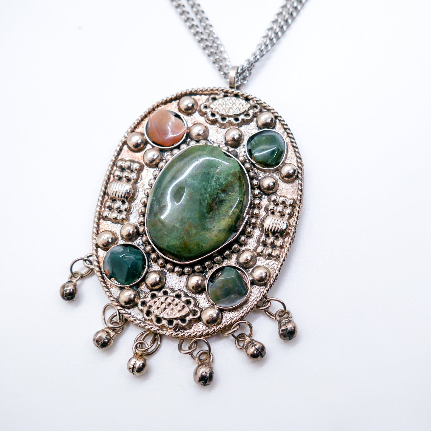 Echoes of Earth Ocean Jasper Necklace