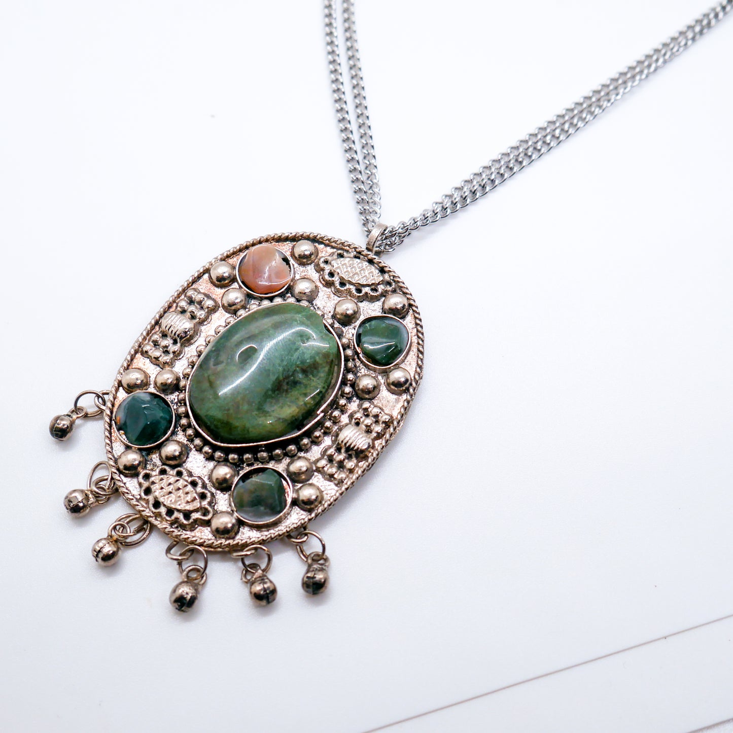 Echoes of Earth Ocean Jasper Necklace