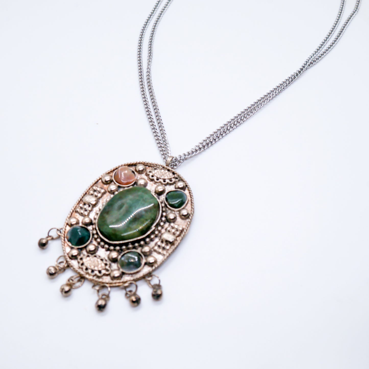 Echoes of Earth Ocean Jasper Necklace