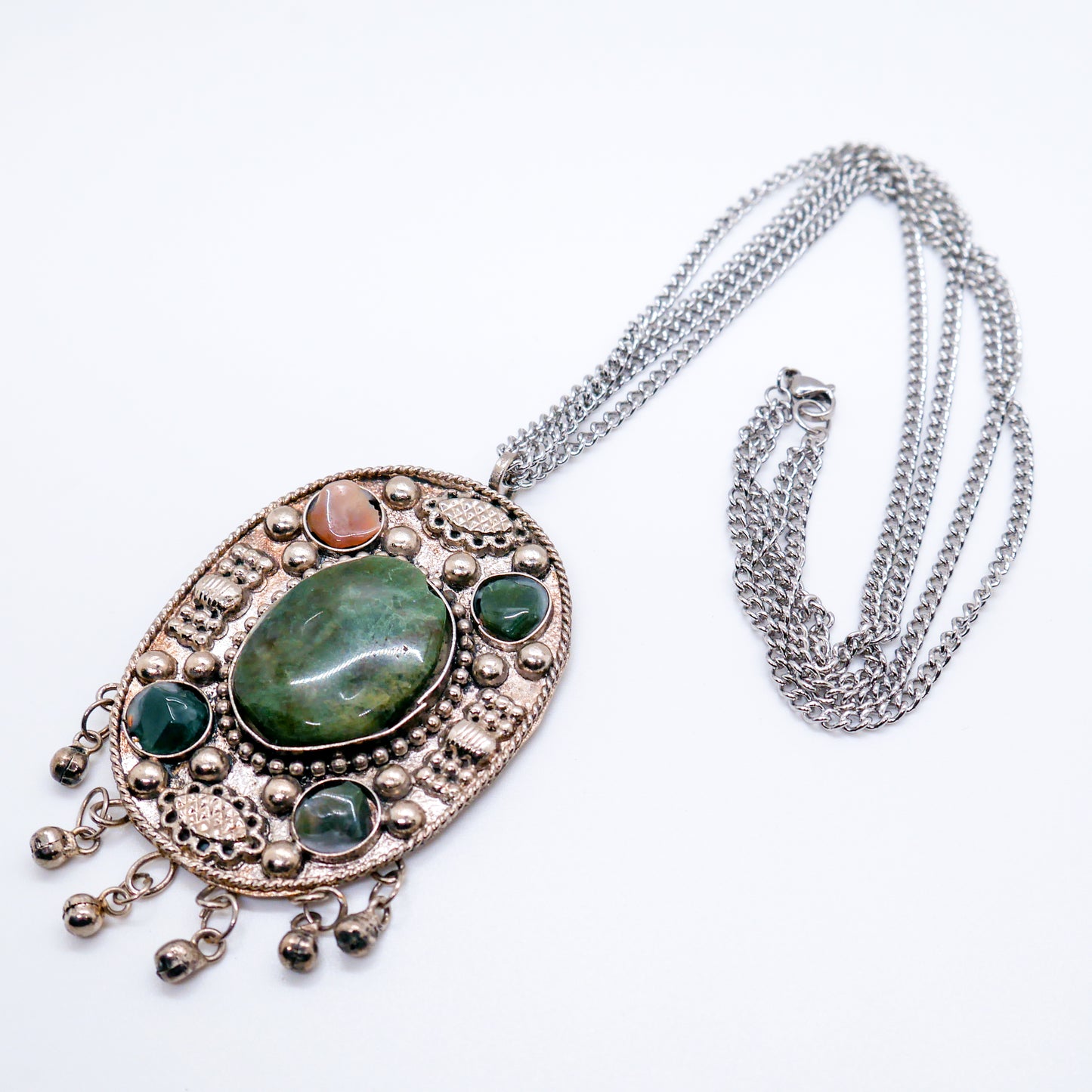 Echoes of Earth Ocean Jasper Necklace