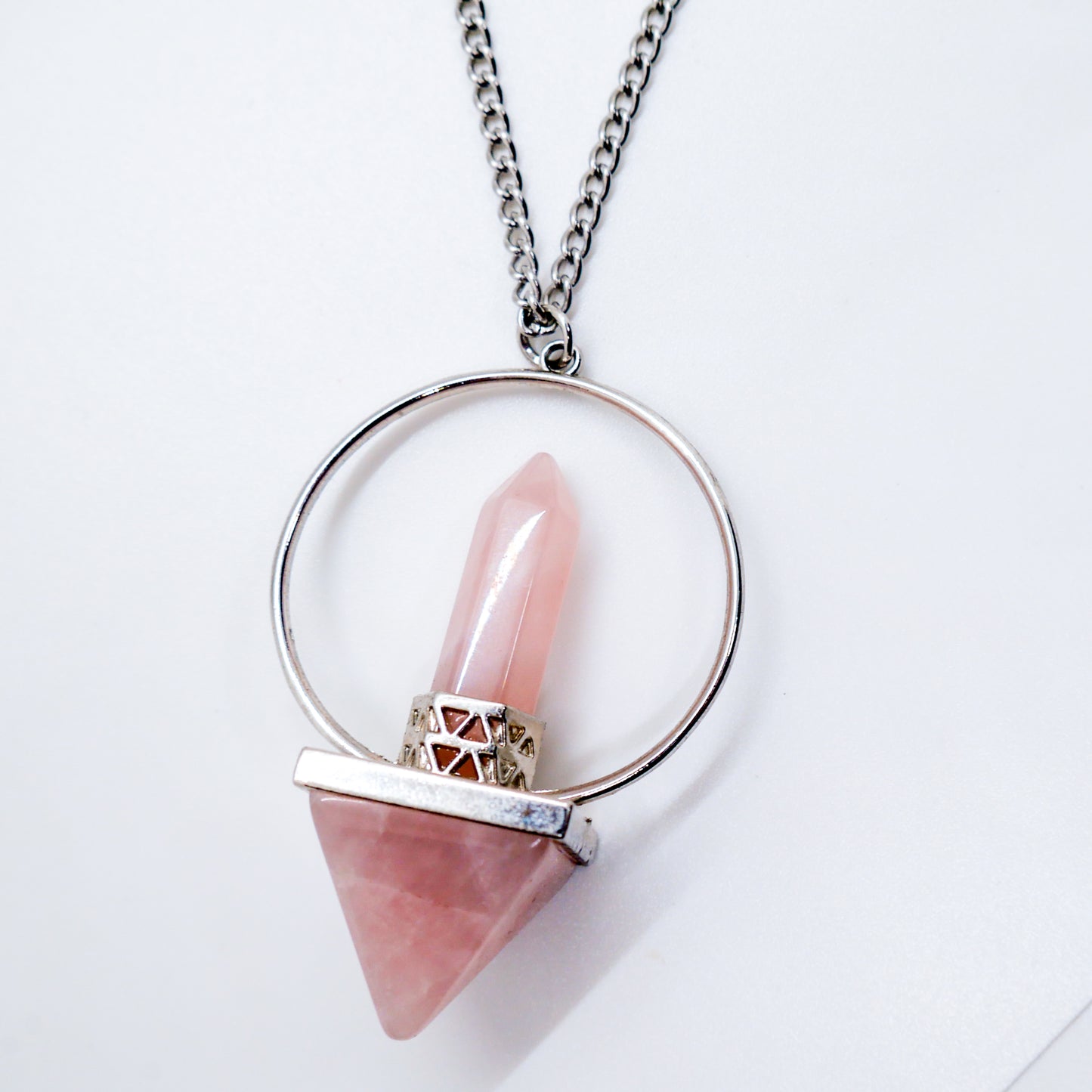 Pillars of Balance Rose Quartz Necklace