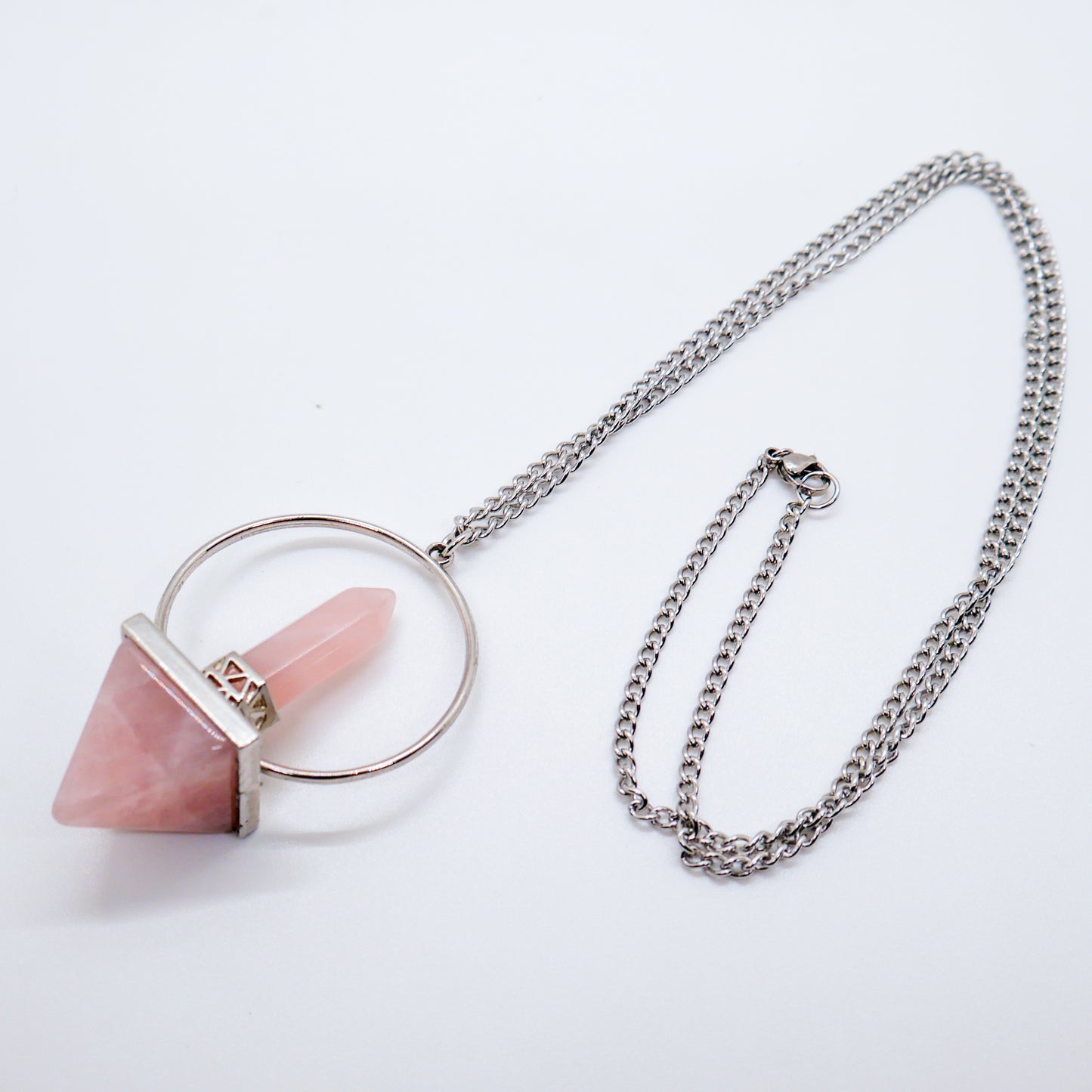 Pillars of Balance Rose Quartz Necklace