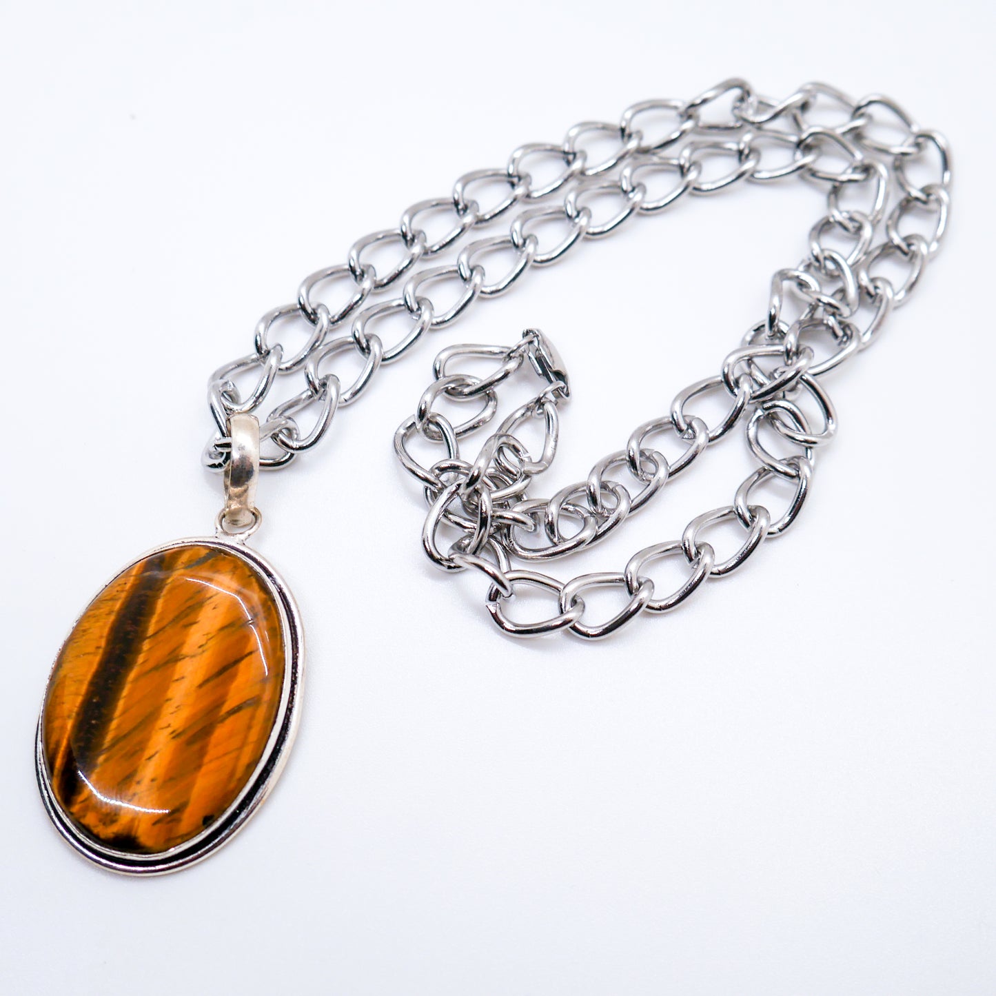 Resilient Chunky Tiger's Eye Necklace
